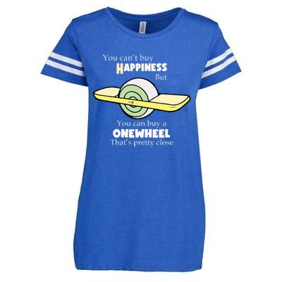 You You Cant Buy Happiness But You Can Buy A Onewheel Thats Pretty Close Enza Ladies Jersey Football T-Shirt