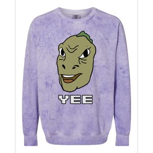 Yee Yee Dinosaur Dank V.E.C.T.O.R Edition Colorblast Crewneck Sweatshirt