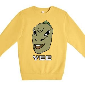 Yee Yee Dinosaur Dank V.E.C.T.O.R Edition Premium Crewneck Sweatshirt