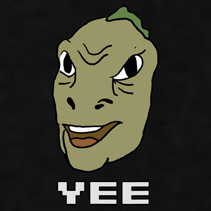 Yee Yee Dinosaur Dank V.E.C.T.O.R Edition Ladies PosiCharge Tri-Blend Wicking Tank