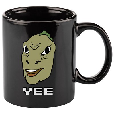 Yee Yee Dinosaur Dank V.E.C.T.O.R Edition 11oz C Handle Ceramic Mug
