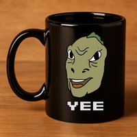 Yee Yee Dinosaur Dank V.E.C.T.O.R Edition 11oz C Handle Ceramic Mug