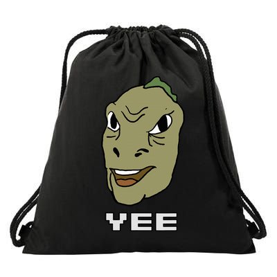 Yee Yee Dinosaur Dank V.E.C.T.O.R Edition Drawstring Bag