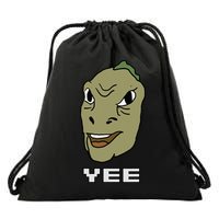Yee Yee Dinosaur Dank V.E.C.T.O.R Edition Drawstring Bag
