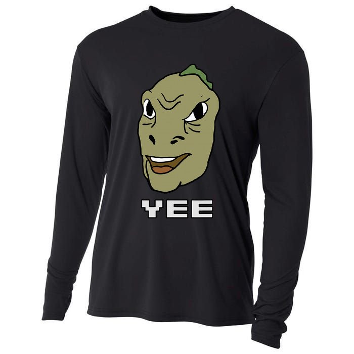Yee Yee Dinosaur Dank V.E.C.T.O.R Edition Cooling Performance Long Sleeve Crew