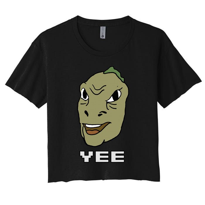 Yee Yee Dinosaur Dank V.E.C.T.O.R Edition Crop Top