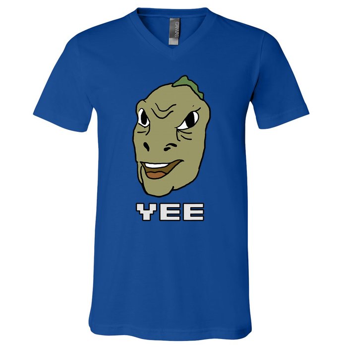 Yee Yee Dinosaur Dank V.E.C.T.O.R Edition V-Neck T-Shirt