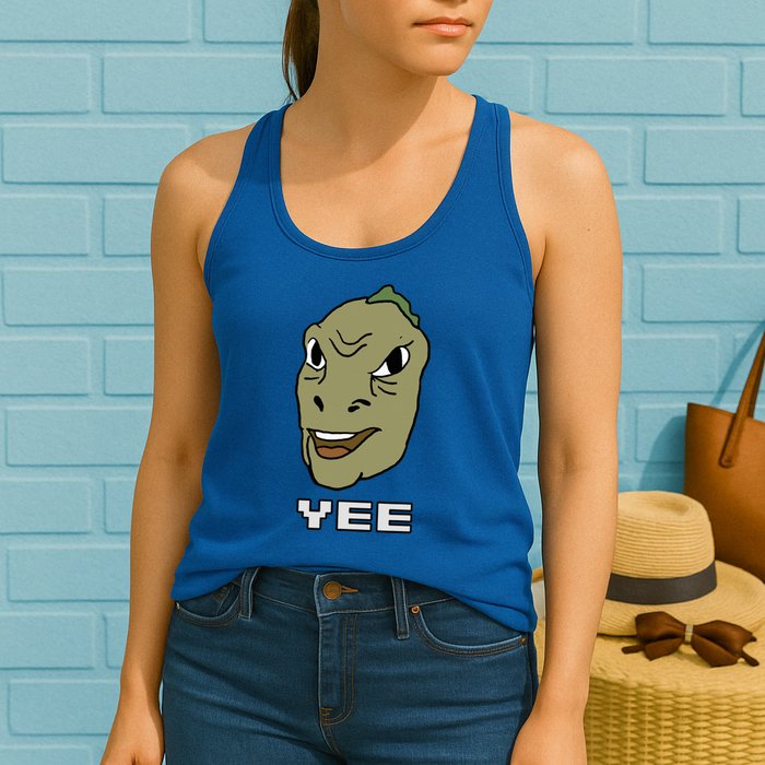Yee Yee Dinosaur Dank V.E.C.T.O.R Edition Womens Tank Top