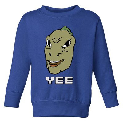 Yee Yee Dinosaur Dank V.E.C.T.O.R Edition Toddler Sweatshirt
