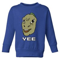 Yee Yee Dinosaur Dank V.E.C.T.O.R Edition Toddler Sweatshirt