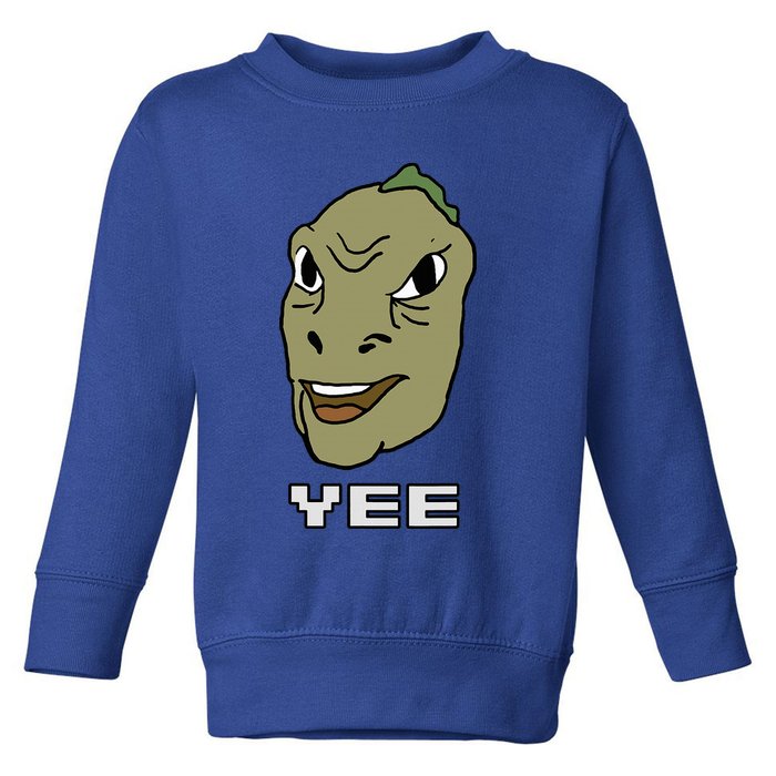 Yee Yee Dinosaur Dank V.E.C.T.O.R Edition Toddler Sweatshirt