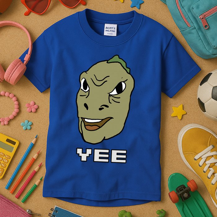 Yee Yee Dinosaur Dank V.E.C.T.O.R Edition Kids T-Shirt