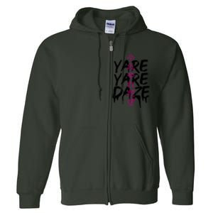 Yare Yare Daze Full Zip Hoodie