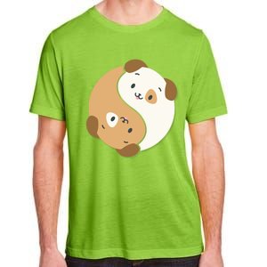 Yin Yang Dogs Cute Kawaii Dog Lover Yoga Gift Cute Gift Adult ChromaSoft Performance T-Shirt