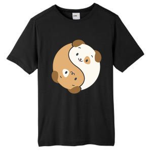 Yin Yang Dogs Cute Kawaii Dog Lover Yoga Gift Cute Gift Tall Fusion ChromaSoft Performance T-Shirt