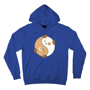 Yin Yang Dogs Cute Kawaii Dog Lover Yoga Gift Cute Gift Hoodie