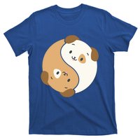 Yin Yang Dogs Cute Kawaii Dog Lover Yoga Gift Cute Gift T-Shirt