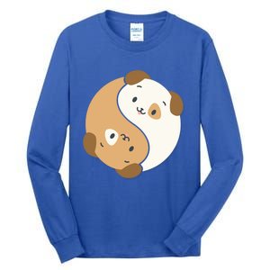 Yin Yang Dogs Cute Kawaii Dog Lover Yoga Gift Cute Gift Tall Long Sleeve T-Shirt