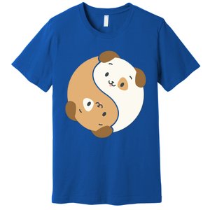 Yin Yang Dogs Cute Kawaii Dog Lover Yoga Gift Cute Gift Premium T-Shirt