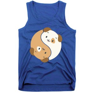 Yin Yang Dogs Cute Kawaii Dog Lover Yoga Gift Cute Gift Tank Top