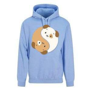 Yin Yang Dogs Cute Kawaii Dog Lover Yoga Gift Cute Gift Unisex Surf Hoodie