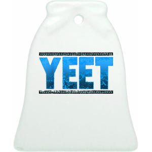 Yeet Ceramic Bell Ornament