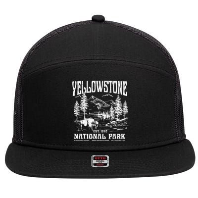 Yellowstone 7 Panel Mesh Trucker Snapback Hat