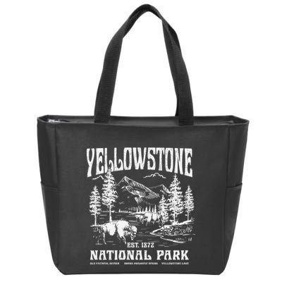 Yellowstone Zip Tote Bag