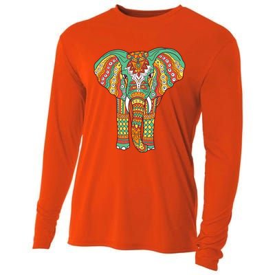 Yin Yoga Elephant Dala S S Buddhism Meditation Gift Cooling Performance Long Sleeve Crew