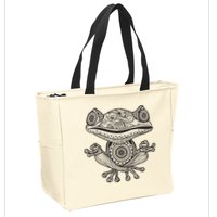 Yoga Yoga Frog Mandala Meditation Class Teacher Gift Zip Tote Bag