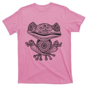 Yoga Yoga Frog Mandala Meditation Class Teacher Gift T-Shirt