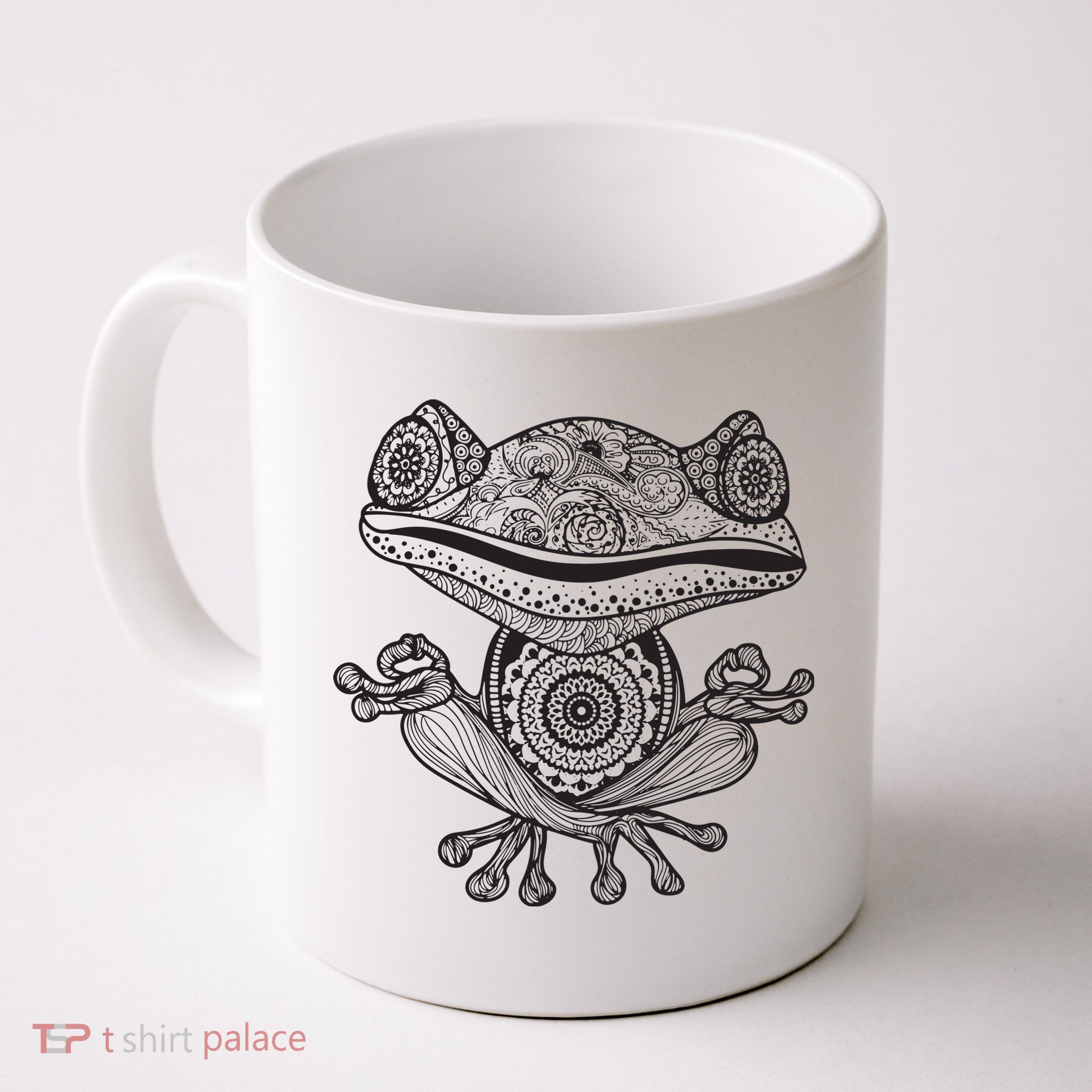 Yoga Yoga Frog Mandala Meditation Class Teacher Gift Mug