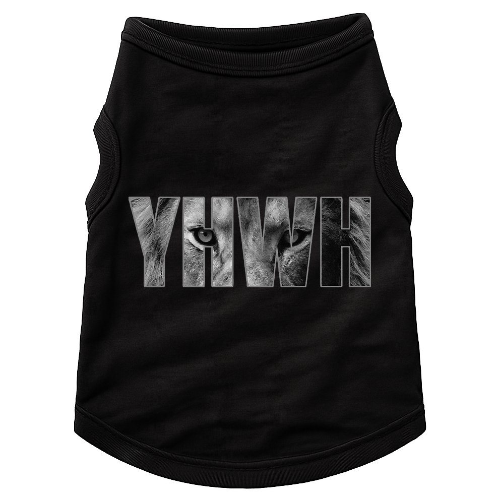 YHWH Yahweh God Lion Clothing Doggie Tank