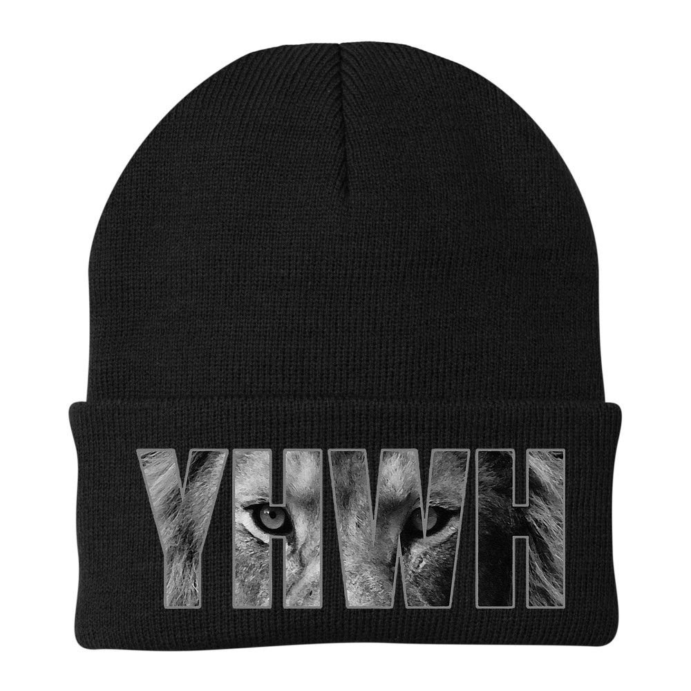 YHWH Yahweh God Lion Clothing Beanie