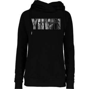 YHWH Yahweh God Lion Clothing Womens Funnel Neck Pullover Hood