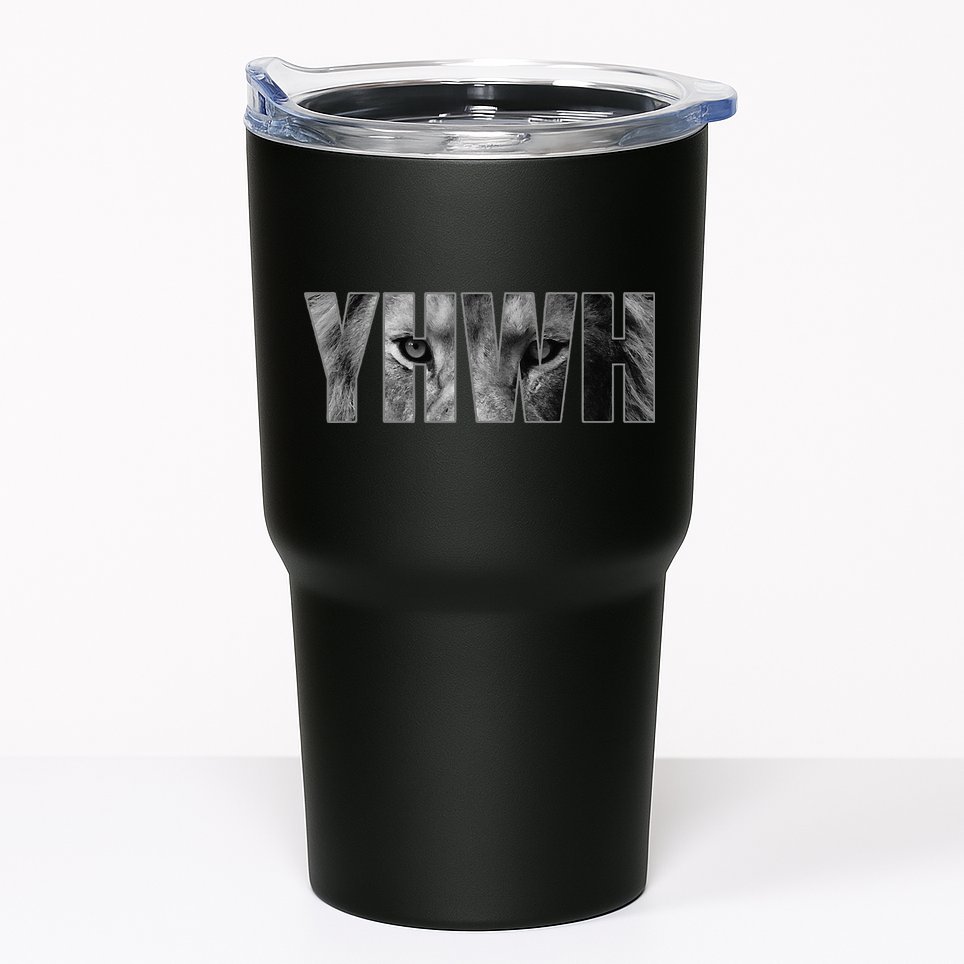 YHWH Yahweh God Lion Clothing Tumbler