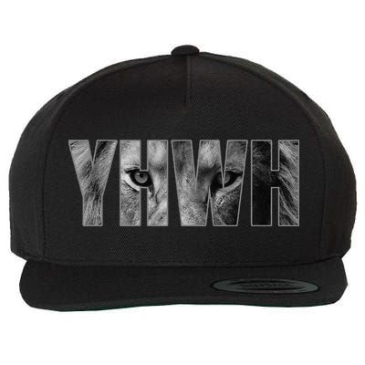 YHWH Yahweh God Lion Clothing Wool Snapback Cap