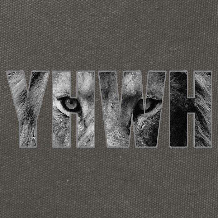 YHWH Yahweh God Lion Clothing Cotton Canvas Backpack