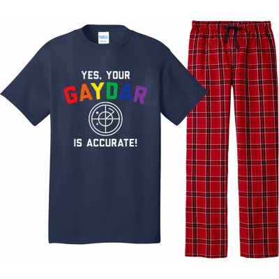 Yes Your Gaydar Is Accurate Funny Lgbt Pajama Set