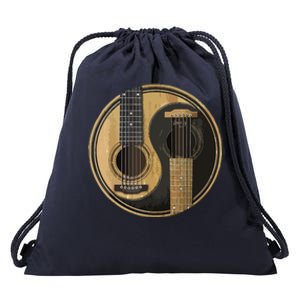 Ying Yang Guitar Guitar Player Drawstring Bag