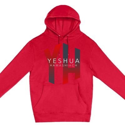 Yh Yeshua Hamashiach Premium Pullover Hoodie