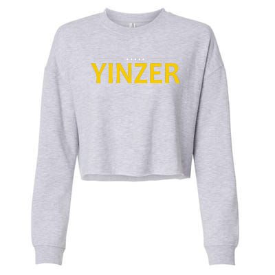 Yinzer Cropped Pullover Crew