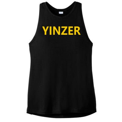 Yinzer Ladies PosiCharge Tri-Blend Wicking Tank