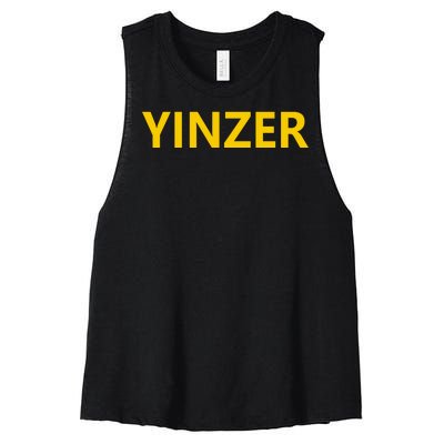 Yinzer Women's Racerback Cropped Tank