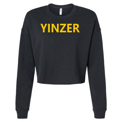 Yinzer Cropped Pullover Crew