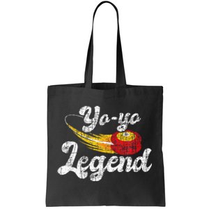 Yo Yo Legend Yoyo Master Tricks Competition Pastime Game Tote Bag