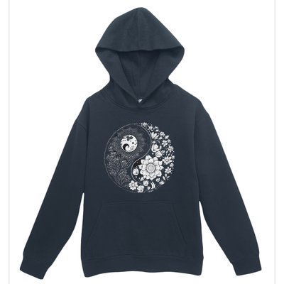 Yin Yang Lotus Mandala Graphic Tees For Men Women Urban Pullover Hoodie