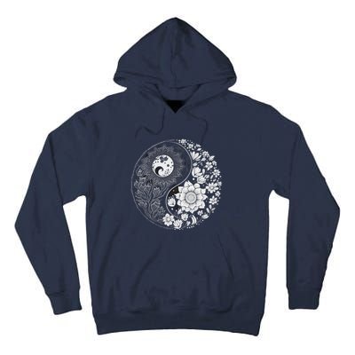 Yin Yang Lotus Mandala Graphic Tees For Men Women Tall Hoodie