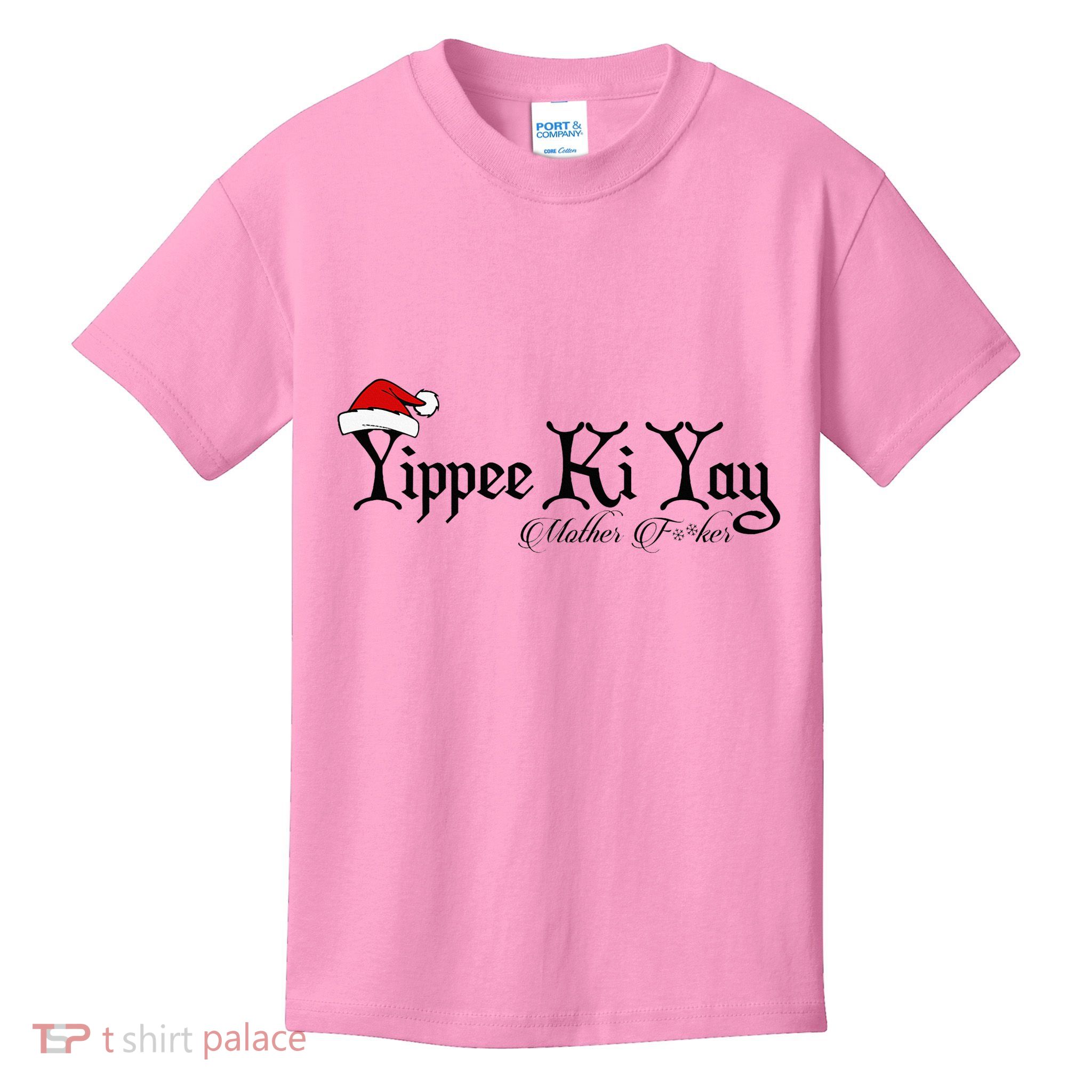 Yippee Yay Mother Fker Censored Funny Christmas Movie Gift Kids T-Shirt