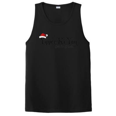 Yippee Yay Mother Fucker Christmas Gift Funny Cute PosiCharge Competitor Tank